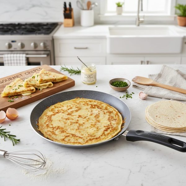 Poêle à Crêpes Premium "Granit Expert" -crêpière – L'Art du Petit-Déjeuner-24cm