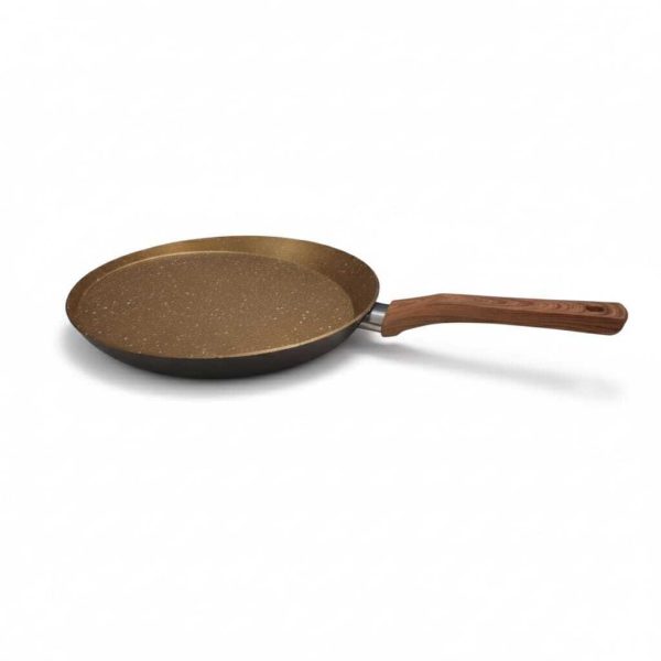 Poelle -Crêpière 26 cm granit-Batterie de cuisine en granit ultra antiadhésive